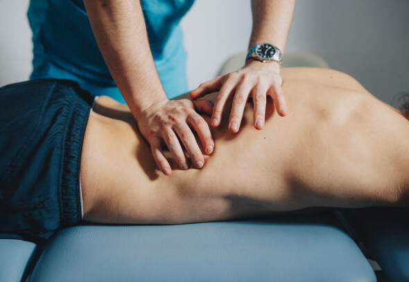 Massage de récupération sportive