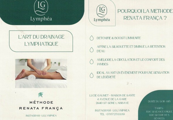 Drainage Lymphatique - Méthode Renata Franca