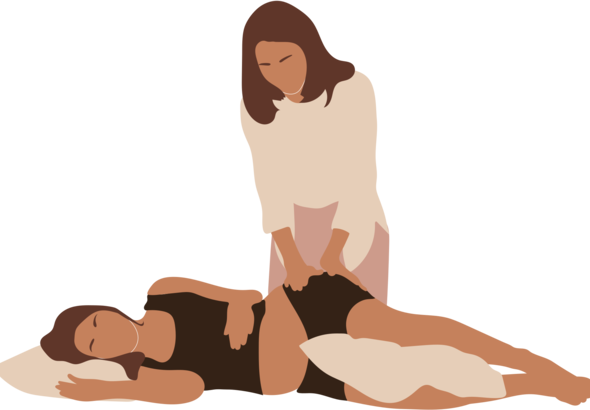 Massage relaxant, massage drainant et massage de la femme enceinte